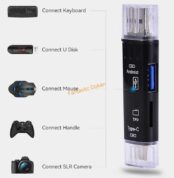 Multifunction OTG Card Reader- Type-C/USB /Micro USB/micro SD Memory Card Reader