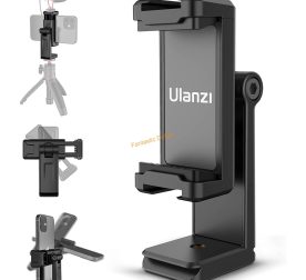 Ulanzi ST-22 360º Rotatable And Tiltable Mobile Holder Only With Double Cold Shoe Mount