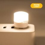 USB Mini LED Night Light Portable Illumination for Versatile Use (5pcs Pack, White Light)