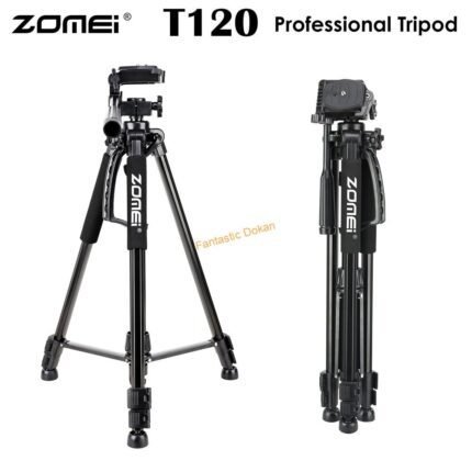 Zomei T120 Mobile & DSLR Tripod-Professional Series (Without Mobile Holder