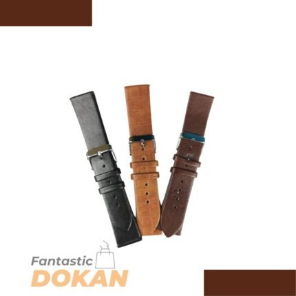 Premium 22mm Leather Smartwatch Strap Price in Bangladesh