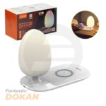 LDNIO Y3 LED Desk Lamp with Fast Wireless Charging - 15W Max, RGB Lights