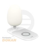LDNIO Y3 LED Desk Lamp with Fast Wireless Charging - 15W Max, RGB Lights