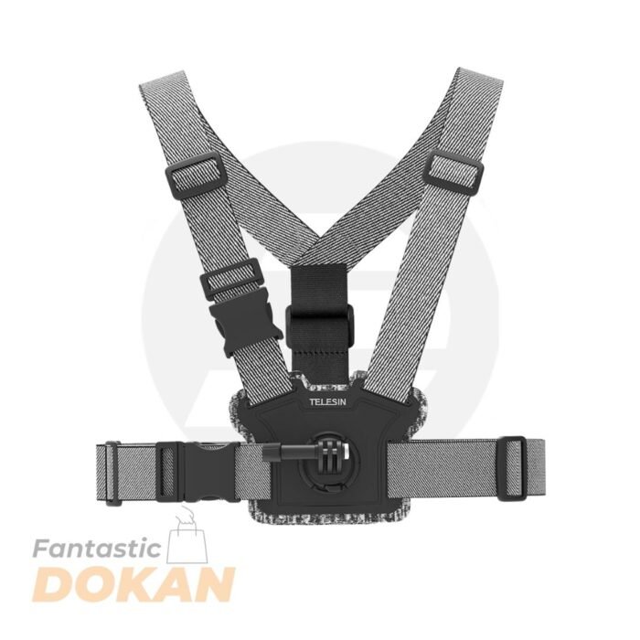 TELESIN GP-CGP-T06 Dual-Mount Chest Strap for GoPro/DJI/Action Cameras