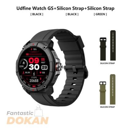 Udfine Watch GS 1.38″ HD Display Bluetooth Calling Alexa with GPS Smartwatch Double Straps