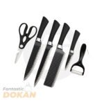 Forging Family Kitchen Knife Set 6 In 1 Kitchen Scissors Fruit Peel Set