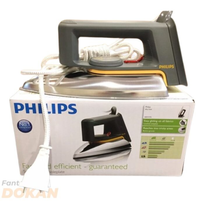 Philips HI114/28 Ergonomic 1000 Watt Dry Iron