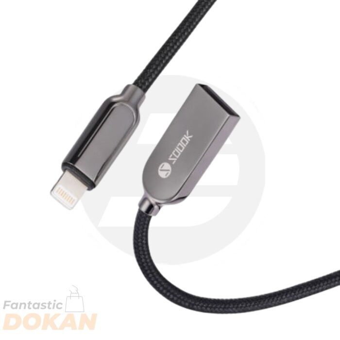 ZOOOK MagicLight I USB A To Lightning Smart LED Fast Charging Cable