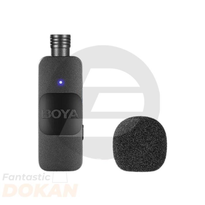 BOYA BY-V1 Ultracompact 2.4GHz Wireless Microphone System For IOS Device