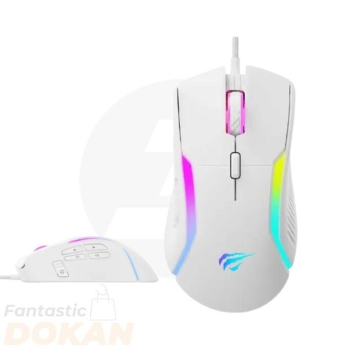 Havit MS1033 RGB Wired Programmable Gaming Mouse