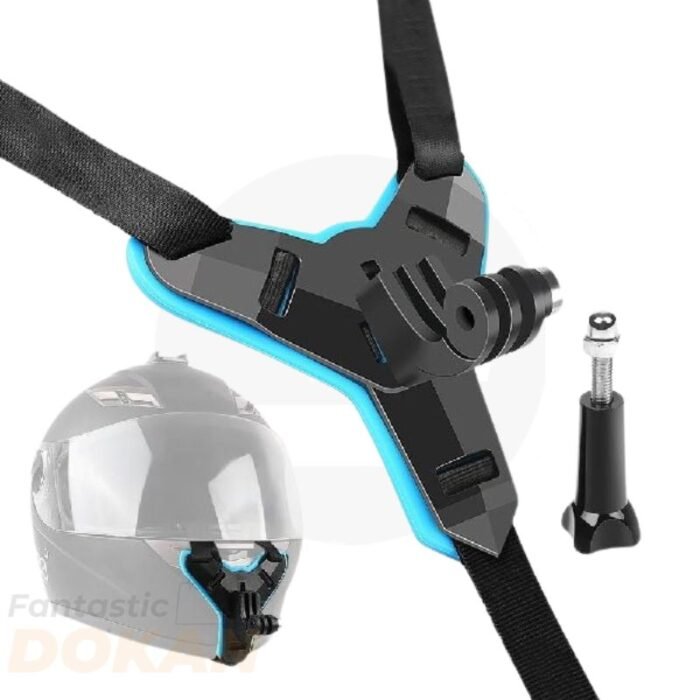 Helmet Chin Mount and Mobile Holder For Smartphone & Action Camera