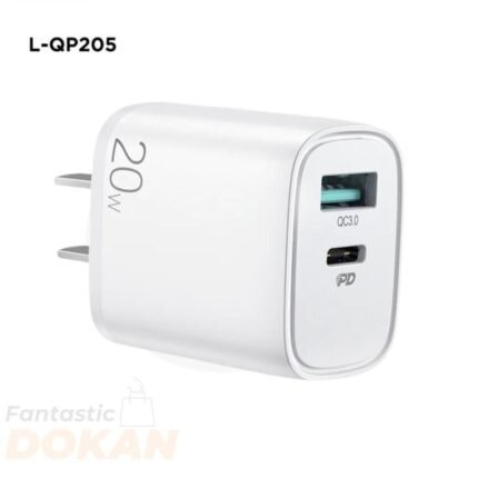 Joyroom L-QP205 20W dual ports fast wall charger