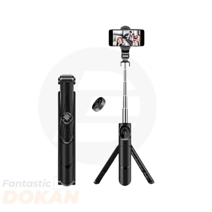 XT02 Selfie Stick Tripod with Bluetooth Remote