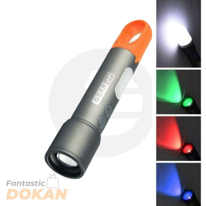 GearUP K57 Multifunctional Rechargeable Torch