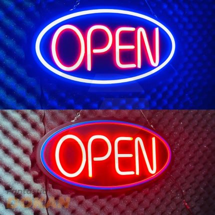 GearUP OPEN10 Neon Business Sign For Shop