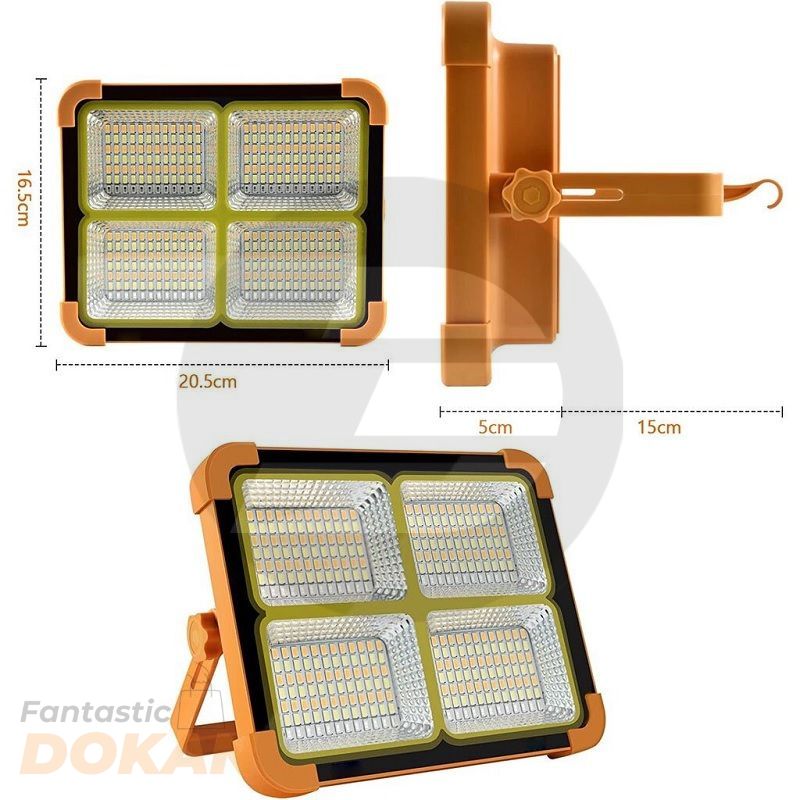 GearUP SFL-100 Solar LED Flood Light