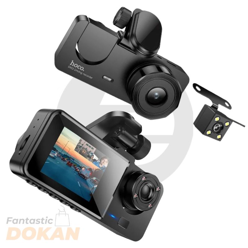 Hoco D163 3 Cameras Driving Recorder