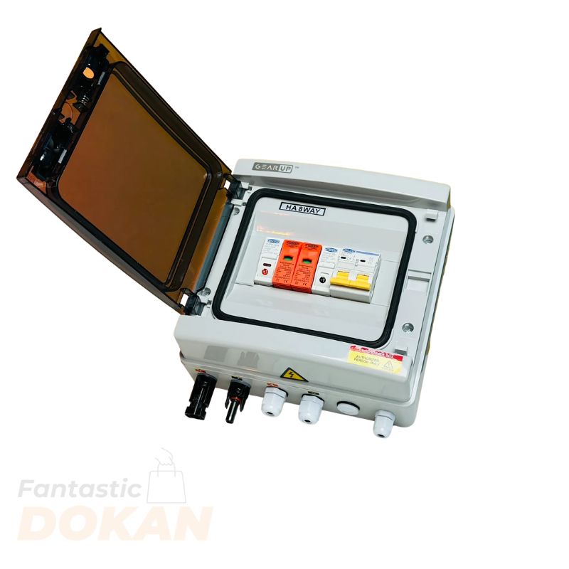 GearUP 8-Way DC PV Combiner Box