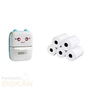 Gearup Thermal Printer & Thermal Paper Rolls Combo