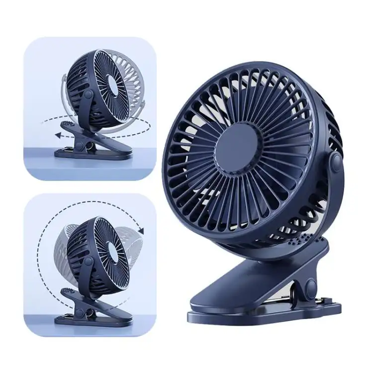 P8 USB Small Handheld Rechargeable Clip Fan Price in Bangladesh | Portable Mini Clip Fan | Fantastic Dokan