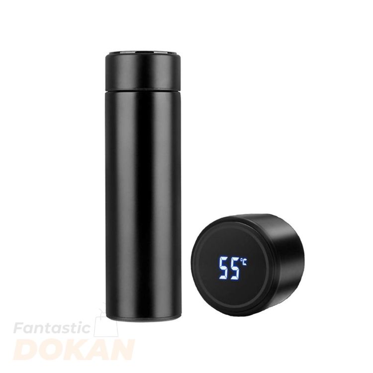 Modern Style Hot & Cold Flask with LED Temperature Monitor