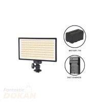 Simpex Professional Extra Bright Dual Colour 630 LED Video Light with Battery and Charger